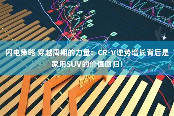 闪电策略 穿越周期的力量：CR-V逆势增长背后是家用SUV的价值回归！